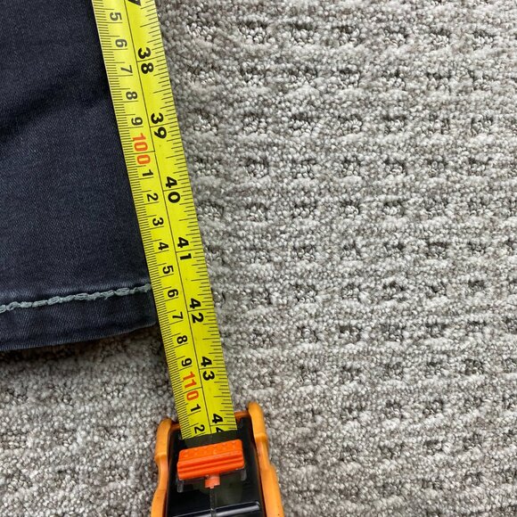 Suko Jeans Women Size 16 Black Dazzled Rhinestones Faded Washed Denim Black - Picture 7 of 13